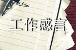 關(guān)于工作感言匯總(精選100句)