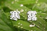 關(guān)于寒露的語(yǔ)錄