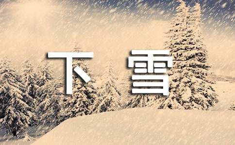 下雪了教案范文合集9篇
